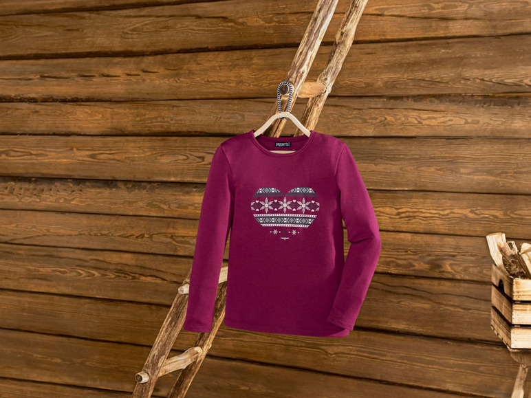 Pełny ekran: PEPPERTS® Koszulka termiczna dziewczęca z bawełną, 1 sztuka - zdjęcie 16