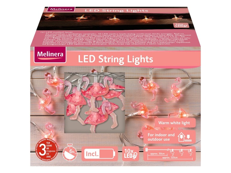 Pełny ekran: MELINERA® Girlanda świetlna z diodami LED, 1 sztuka - zdjęcie 10