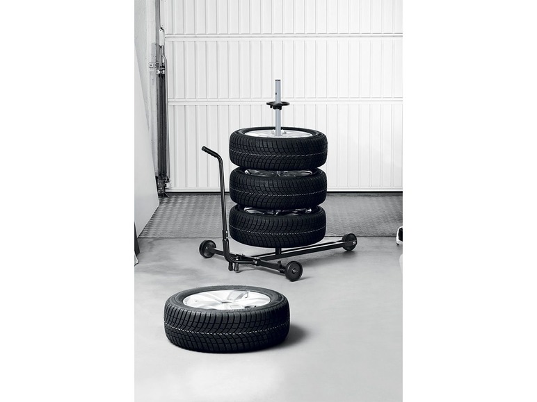 Pełny ekran: ULTIMATE SPEED® Mobilny stojak do przechowywania kół samochodowych - zdjęcie 2