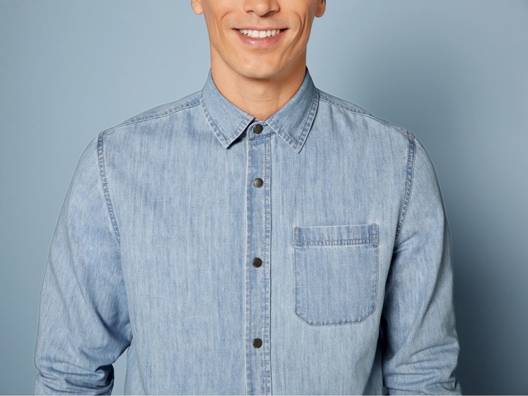 Pełny ekran: LIVERGY® Koszula męska jeansowa - zdjęcie 26