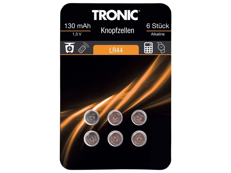Pełny ekran: TRONIC® Baterie guzikowe 6 sztuk - zdjęcie 3