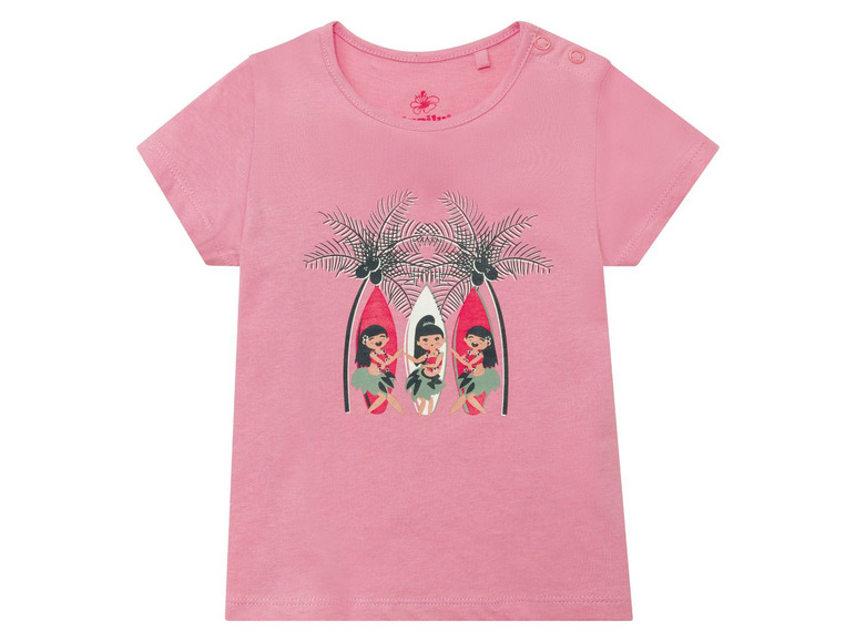 Pełny ekran: LUPILU® T-shirt dziewczęcy z bawełny, 2 sztuki - zdjęcie 6