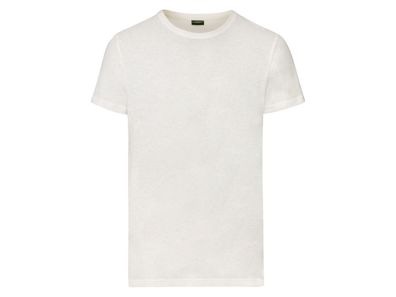Pełny ekran: LIVERGY® T-shirt męski z lnem, 1 sztuka - zdjęcie 7