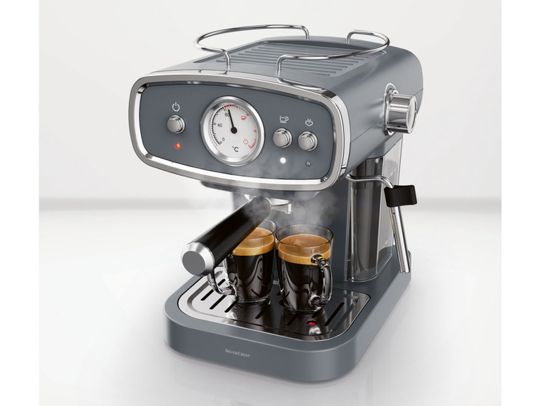 Pełny ekran: Silvercrest Kitchen Tools Ekspres ciśnieniowy do kawy SEM 1050 A1, 1050 W - zdjęcie 9