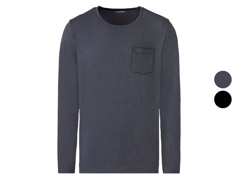 Pełny ekran: LIVERGY® Bluzka termiczna męska z bawełną - zdjęcie 1