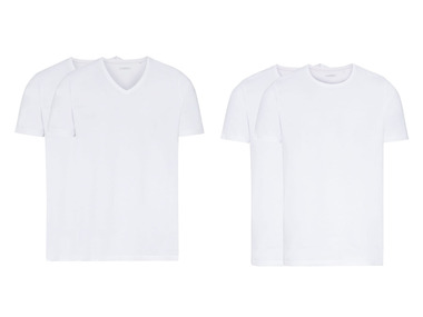 LIVERGY® T-shirt męski z bawełną, 2 sztuki