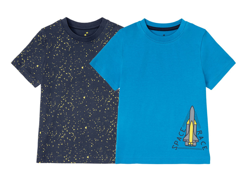 Pełny ekran: LUPILU® T-shirt chłopięcy z bawełny, 2 sztuki - zdjęcie 9