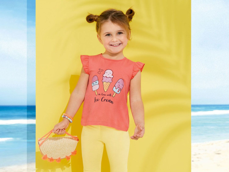 Pełny ekran: LUPILU® T-shirt dziewczęcy z bawełny, 3 sztuki - zdjęcie 28