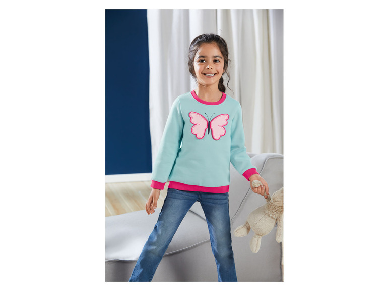 Pełny ekran: LUPILU® Bluza dziewczęca z bawełną, 1 sztuka - zdjęcie 7