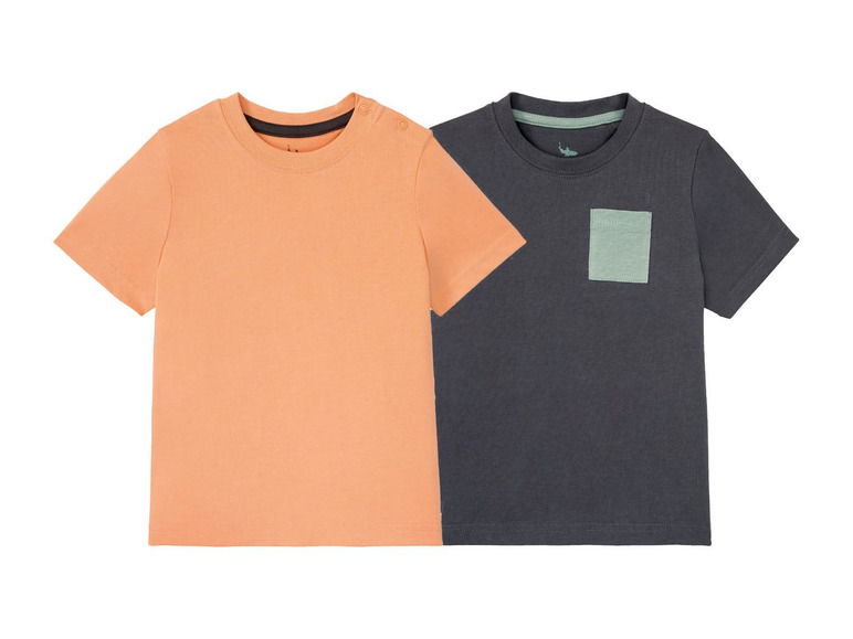 Pełny ekran: LUPILU® T-shirt chłopięcy z bawełny, 2 sztuki - zdjęcie 9