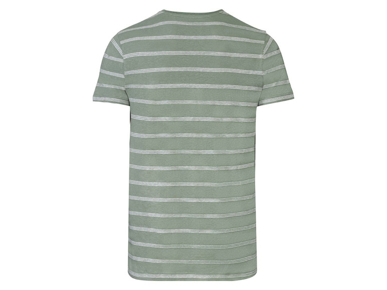 Pełny ekran: LIVERGY® T-shirt męski z lnem, 1 sztuka - zdjęcie 6