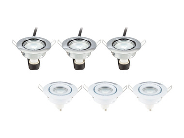 LIVARNO LUX® 3 reflektorki LED do zabudowy Zigbee Smart Home, 1 zestaw