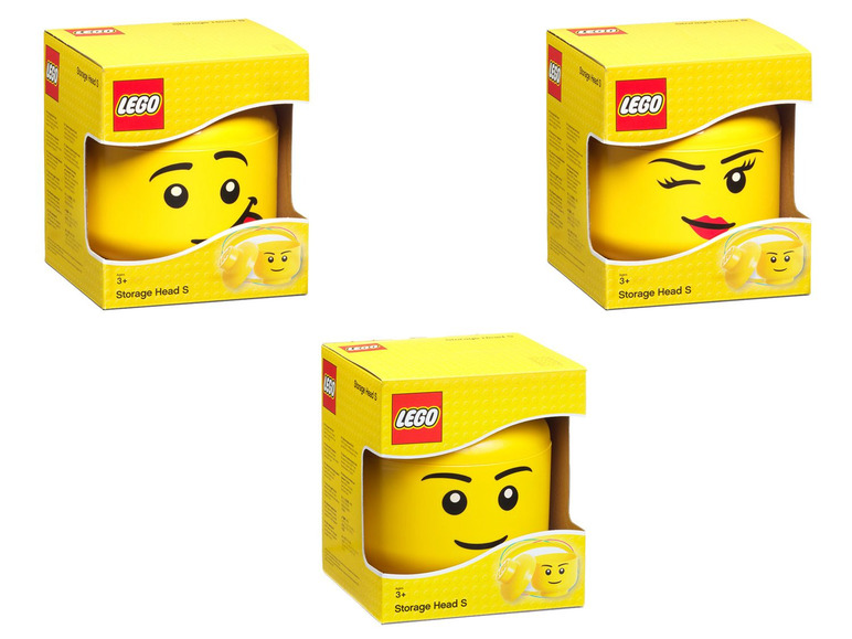 Pełny ekran: LEGO Mały pojemnik do przechowywania w kształcie głowy, 1 sztuka - zdjęcie 1