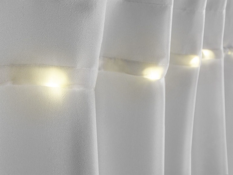 Pełny ekran: MERADISO® Zasłony z diodami LED, 2 sztuki - zdjęcie 3