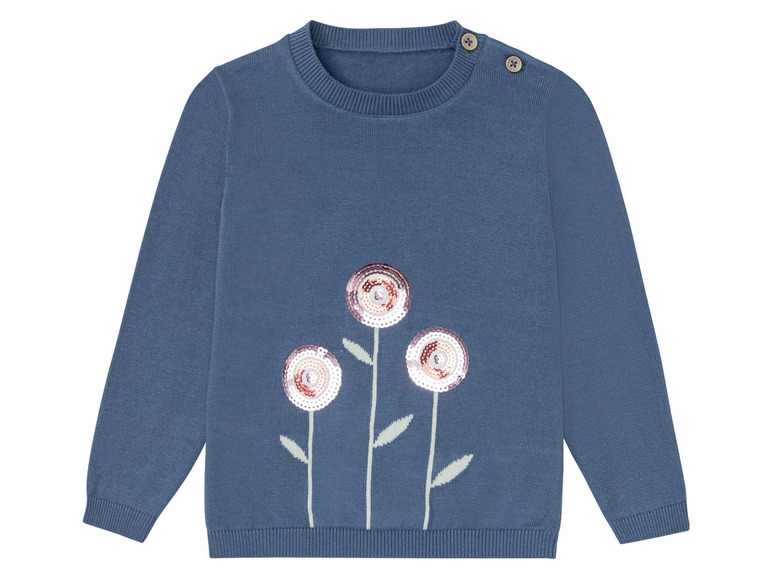 Pełny ekran: LUPILU® Sweter dziewczęcy z bawełny, 1 sztuka - zdjęcie 10