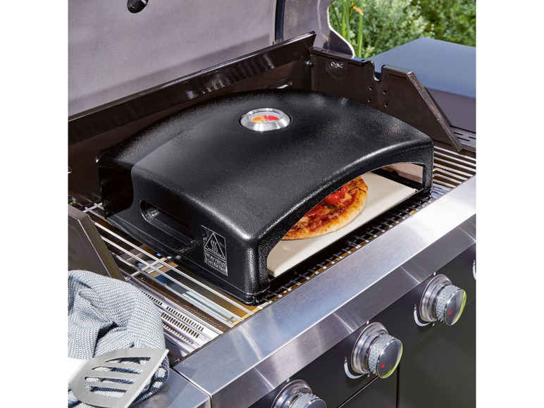 Pełny ekran: GRILLMEISTER Piec do pizzy z kamieniem, na grill gazowy lub węglowy - zdjęcie 2