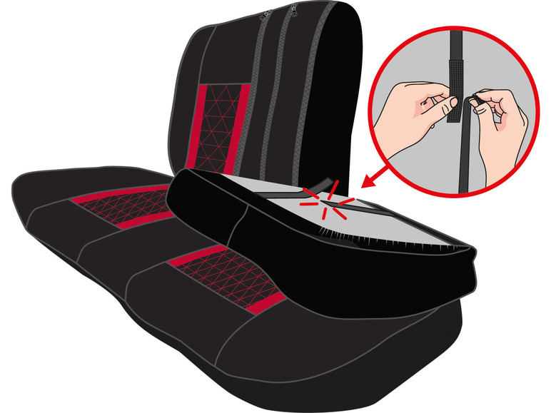 Pełny ekran: ULTIMATE SPEED® Pokrowce ochronne na fotele samochodowe - zdjęcie 20