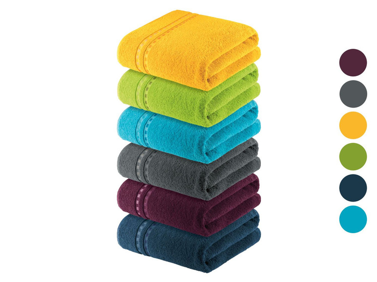 Pełny ekran: MIOMARE® Ręcznik kąpielowy frotté 100 x 150 cm, 1 sztuka - zdjęcie 1