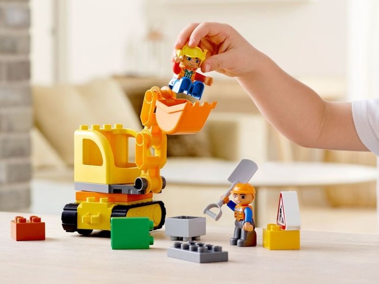 Pełny ekran: LEGO® DUPLO® 10812 Ciężarówka i koparka gąsienicowa - zdjęcie 7