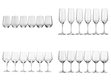 ERNESTO® Kieliszki lub szklanki ze szkła kryształowego, 6 sztuk