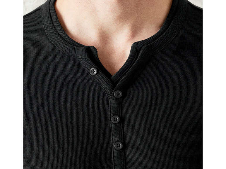 Pełny ekran: LIVERGY® Bluzka męska z długimi rękawami z bawełną - zdjęcie 5