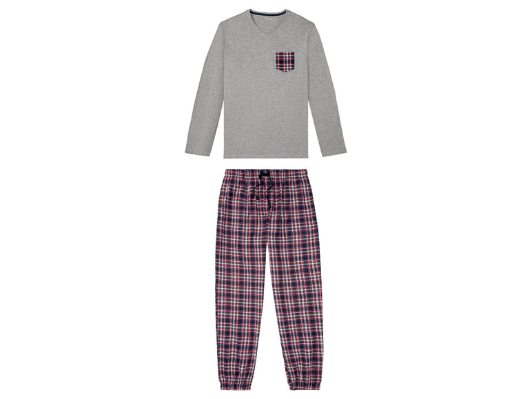 Pełny ekran: LIVERGY® Piżama męska ze spodniami z flaneli, 1 komplet - zdjęcie 9