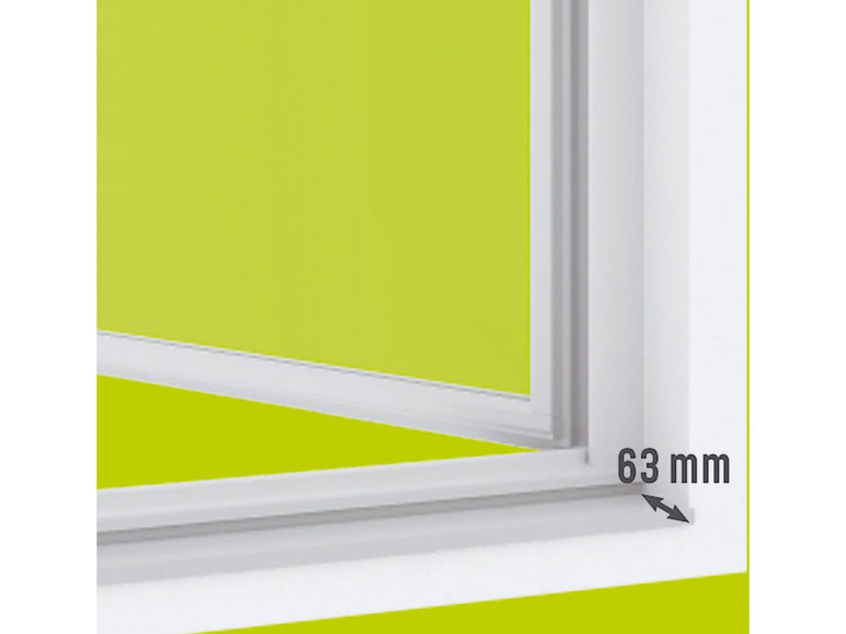 Pełny ekran: Roleta na okno chroniąca przed owadami, moskitiera, 130 x 160 cm - zdjęcie 6