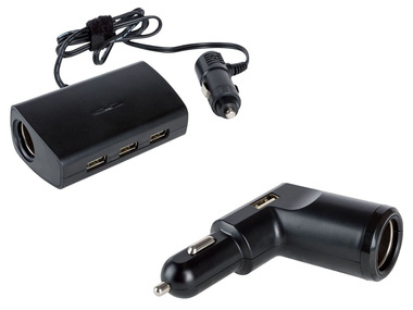 SILVERCREST® Ładowarka samochodowa USB 12/24 V