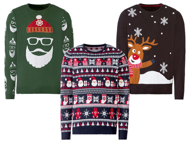 LIVERGY® Sweter świąteczny męski, 1 sztuka