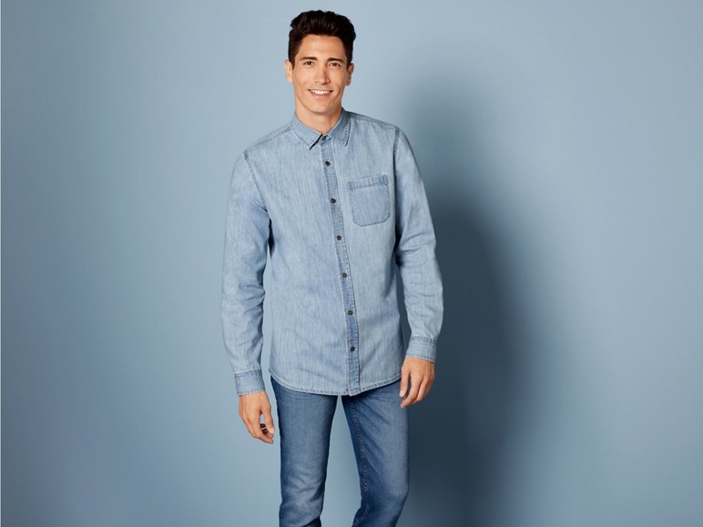 Pełny ekran: LIVERGY® Koszula męska jeansowa - zdjęcie 24