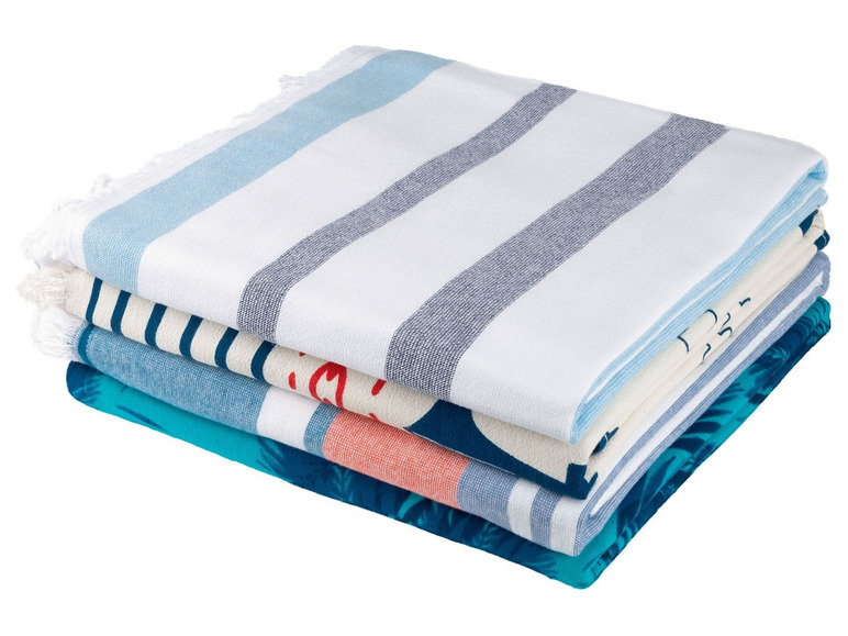 Pełny ekran: CRIVIT® Ręcznik hammam/plażowy 100 x 145 cm, 1 sztuka - zdjęcie 1