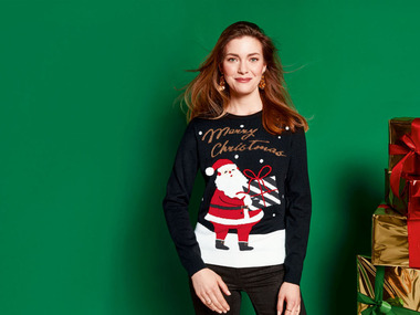 ESMARA® Sweter świąteczny damski