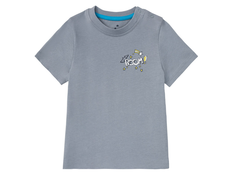 Pełny ekran: LUPILU® T-shirt chłopięcy z bawełny, 2 sztuki - zdjęcie 3