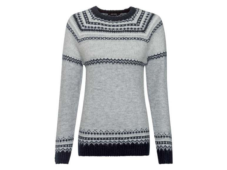 Pełny ekran: ESMARA® Sweter damski w norweski wzór, 1 sztuka - zdjęcie 5