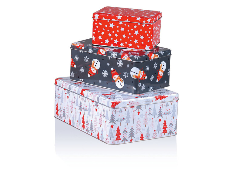 Pełny ekran: ERNESTO® Zestaw pudełek świątecznych, 3 elementy - zdjęcie 8