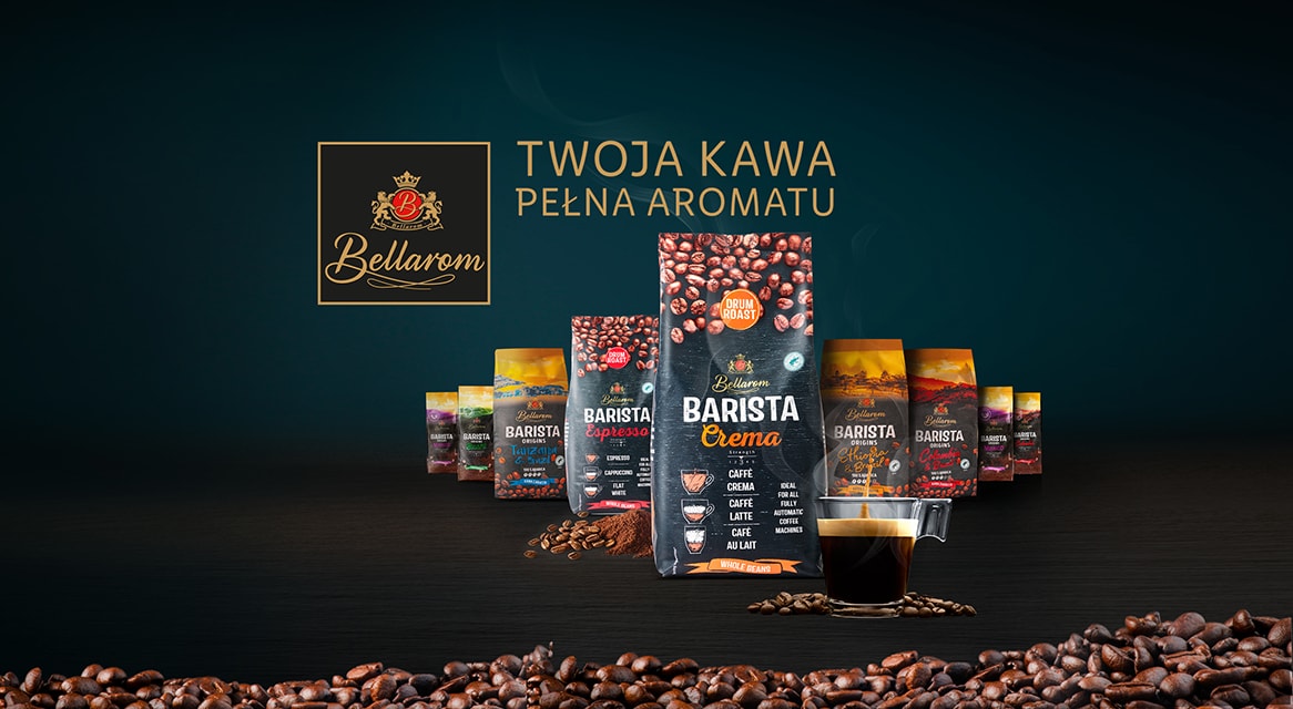 Kawa Bellarom Barista: Espresso, Crema i Origins – bogactwo aromatów.