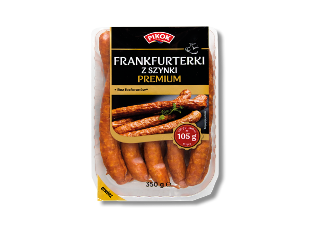 Frankfurterki z szynki