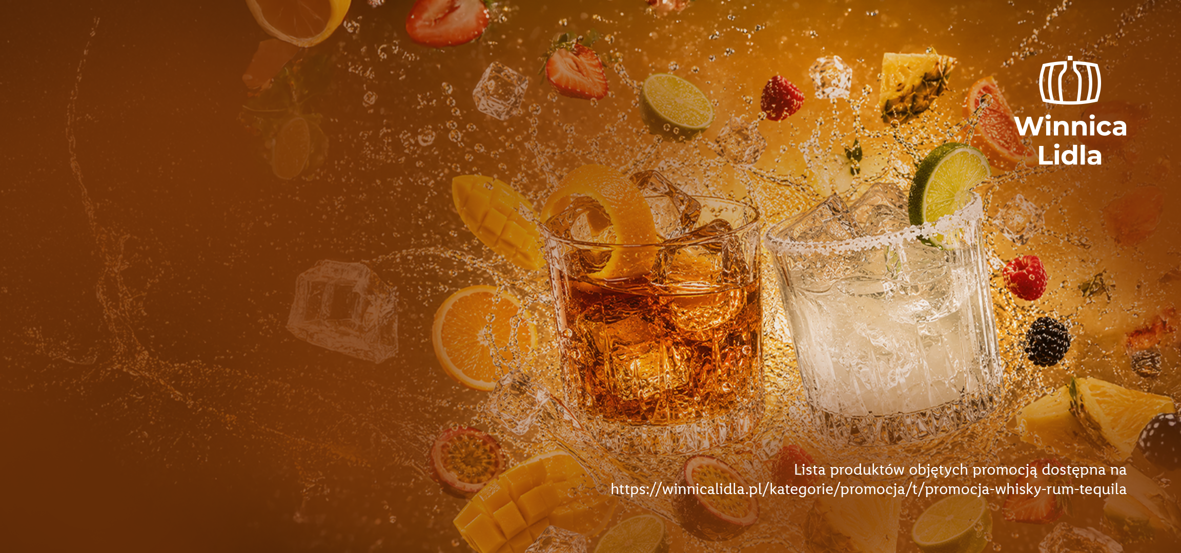 Lista produktów objętych promocją dostępna na winnicalidla.pl/kategorie/promocja/t/promocja-whisky-rum-tequila