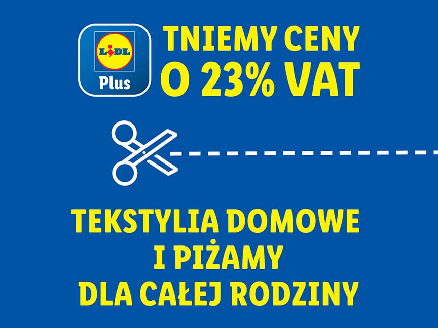 Tniemy ceny o VAT z Lidl Plus