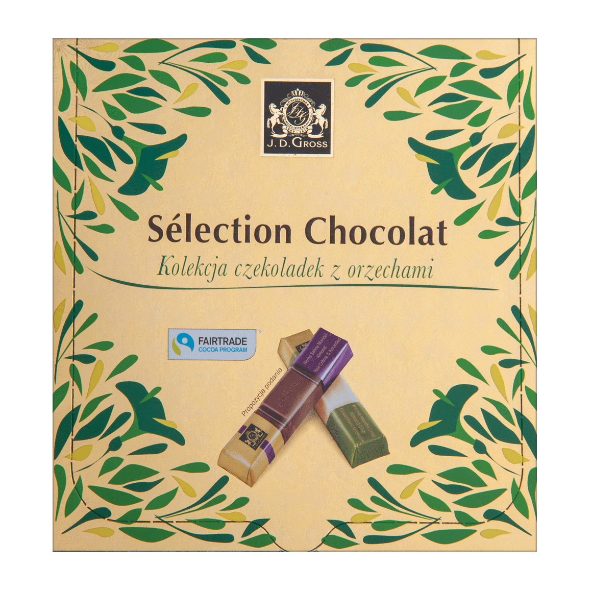 J.D. Gross Kolekcja czekoladek z orzechami