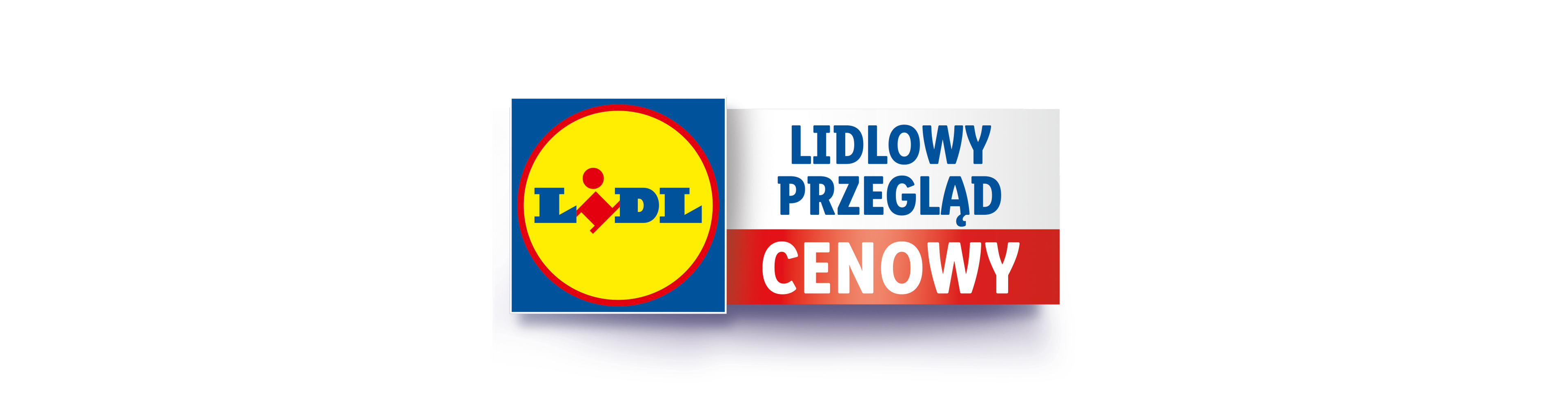 Logo Lidla z napisem „LIDLOWY PRZEGLĄD CENOWY”.