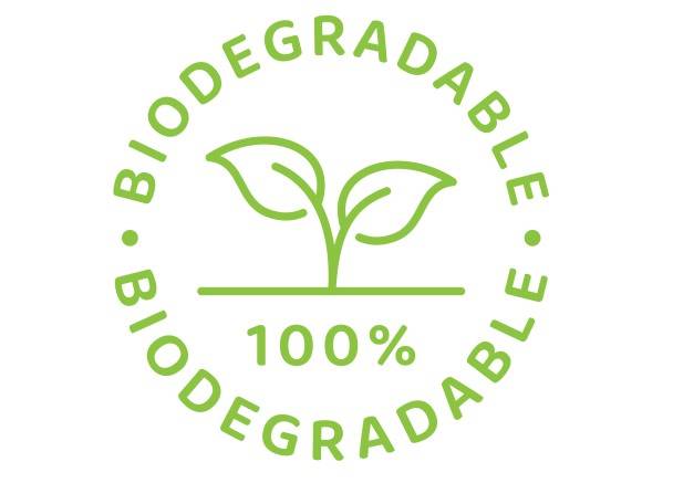 W 100% biodegradowalne!