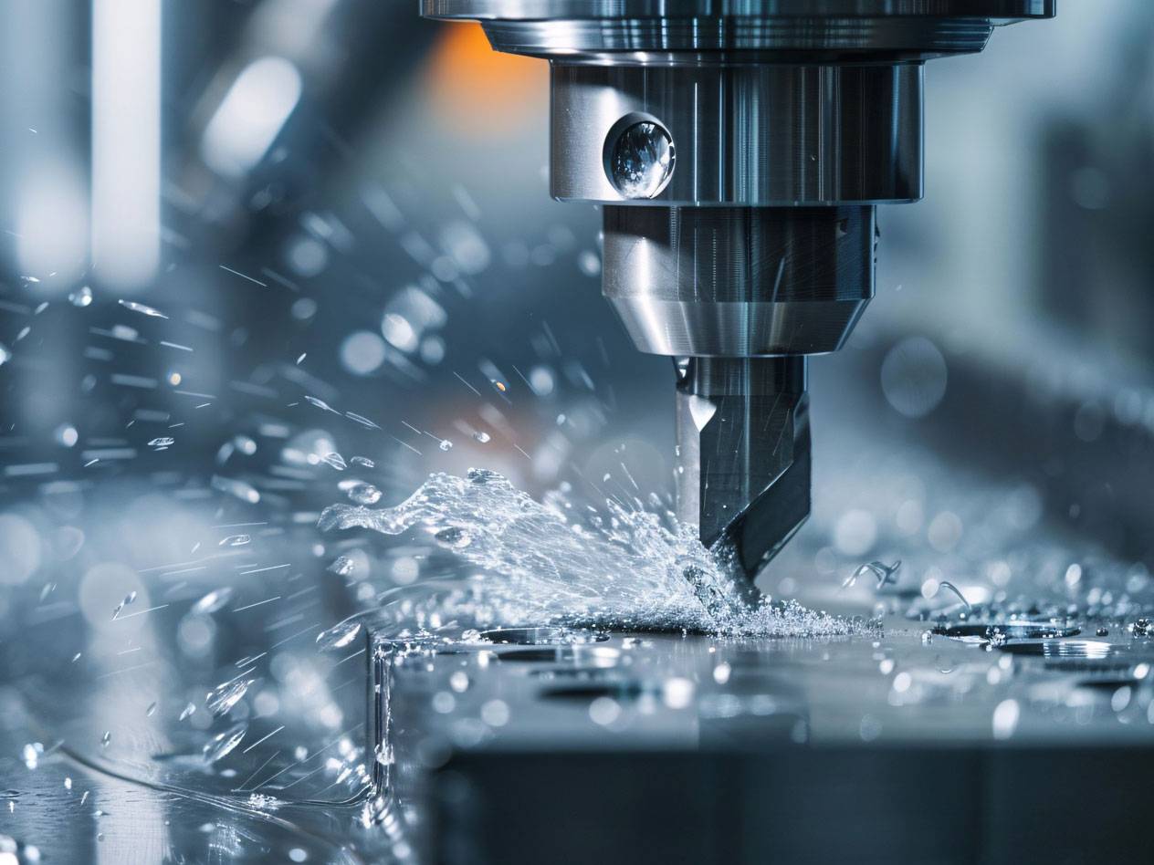 Frezerowanie CNC metalu.