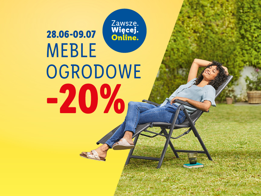 Meble ogrodowe -20%