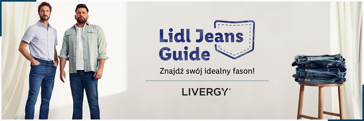 Przewodnik po dżinsach Lidl: Jeansy Livergy dla mężczyzn.