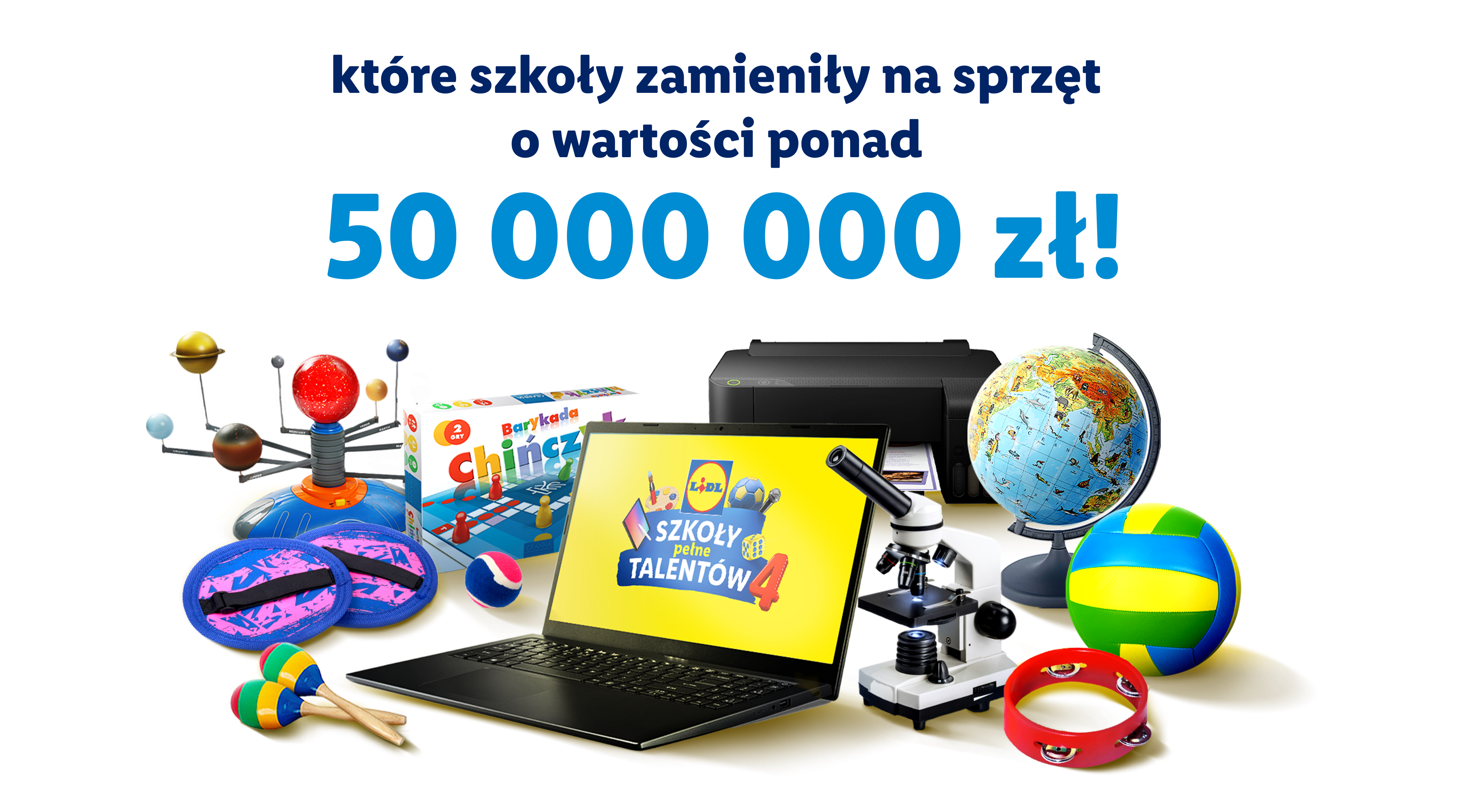 Za przekazane Talenciaki szkoły wybrały dla siebie sprzęt o wartości ponad 50 000 000 zł