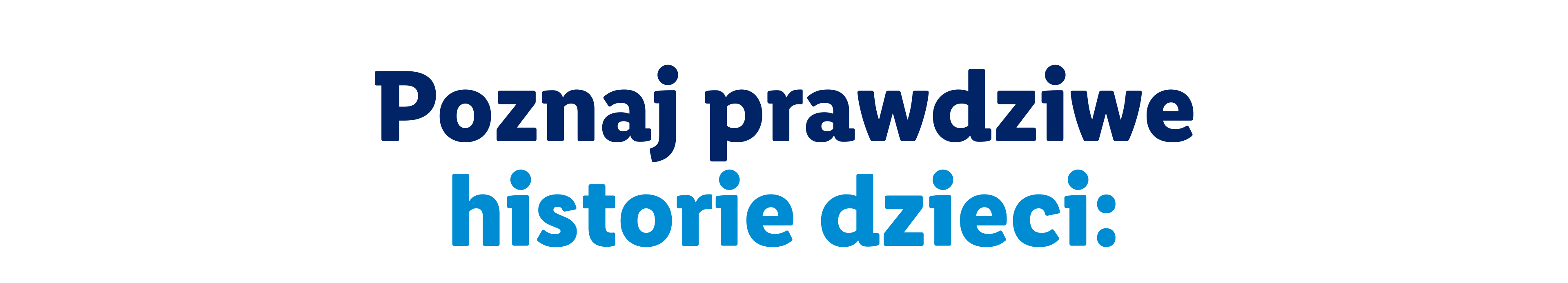 Poznaj prawdziwe historie dzieci: