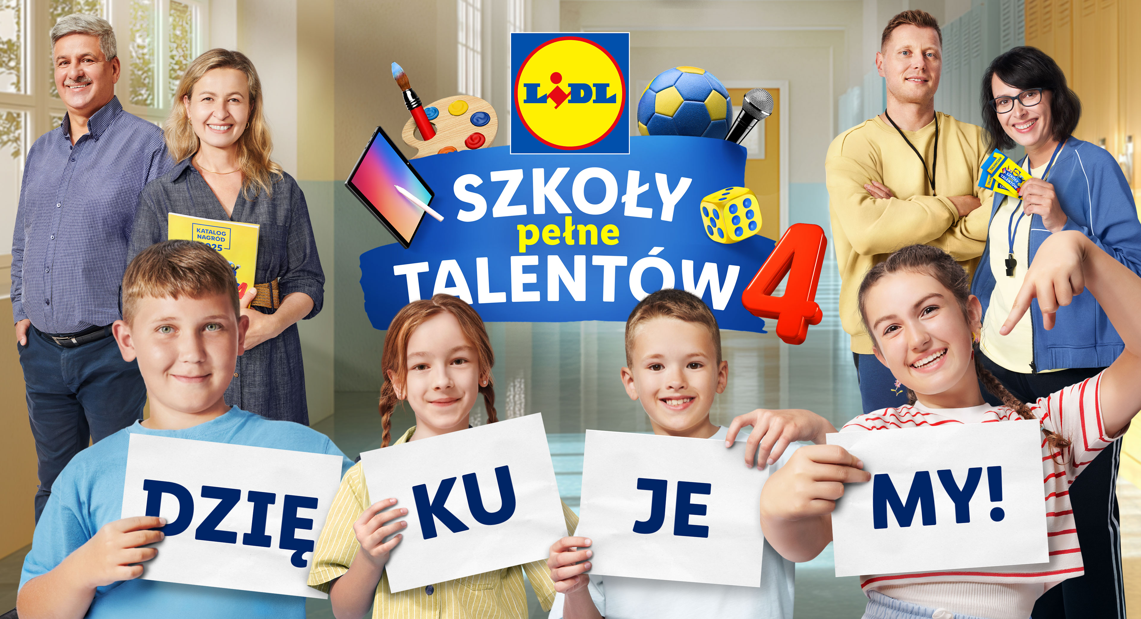 DZIĘKUJEMY za udział w kampanii Lidl 'SZKOŁY PEŁNE TALENTÓW'