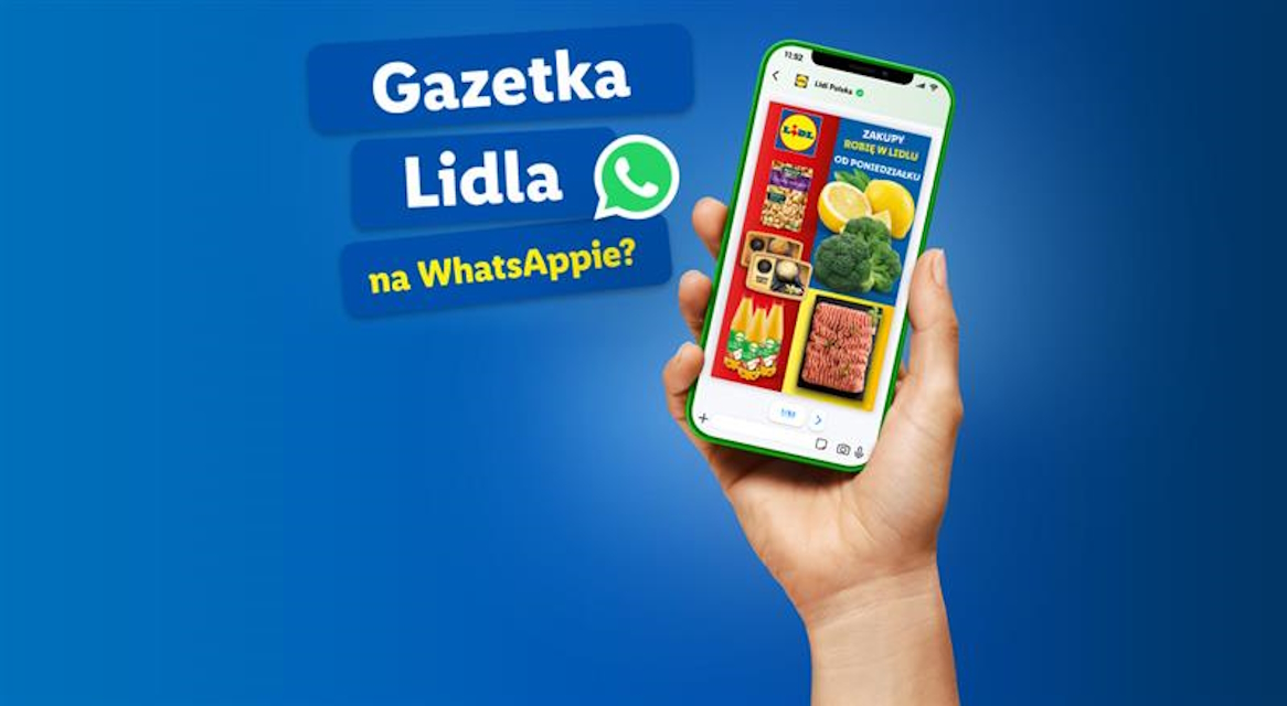 Otrzymuj gazetkę Lidla na Whatsappie.