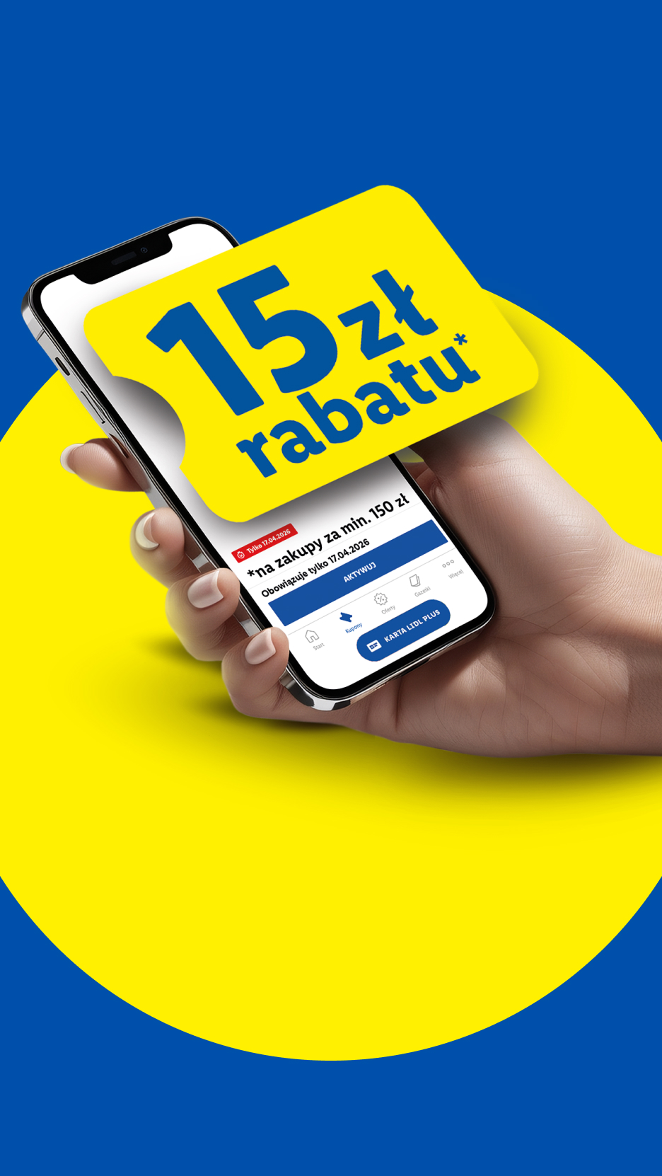 Skanujesz? To się opłaca. 15 zł rabatu na zakupy za minimum 150 zł. Tylko 17.04.2026.